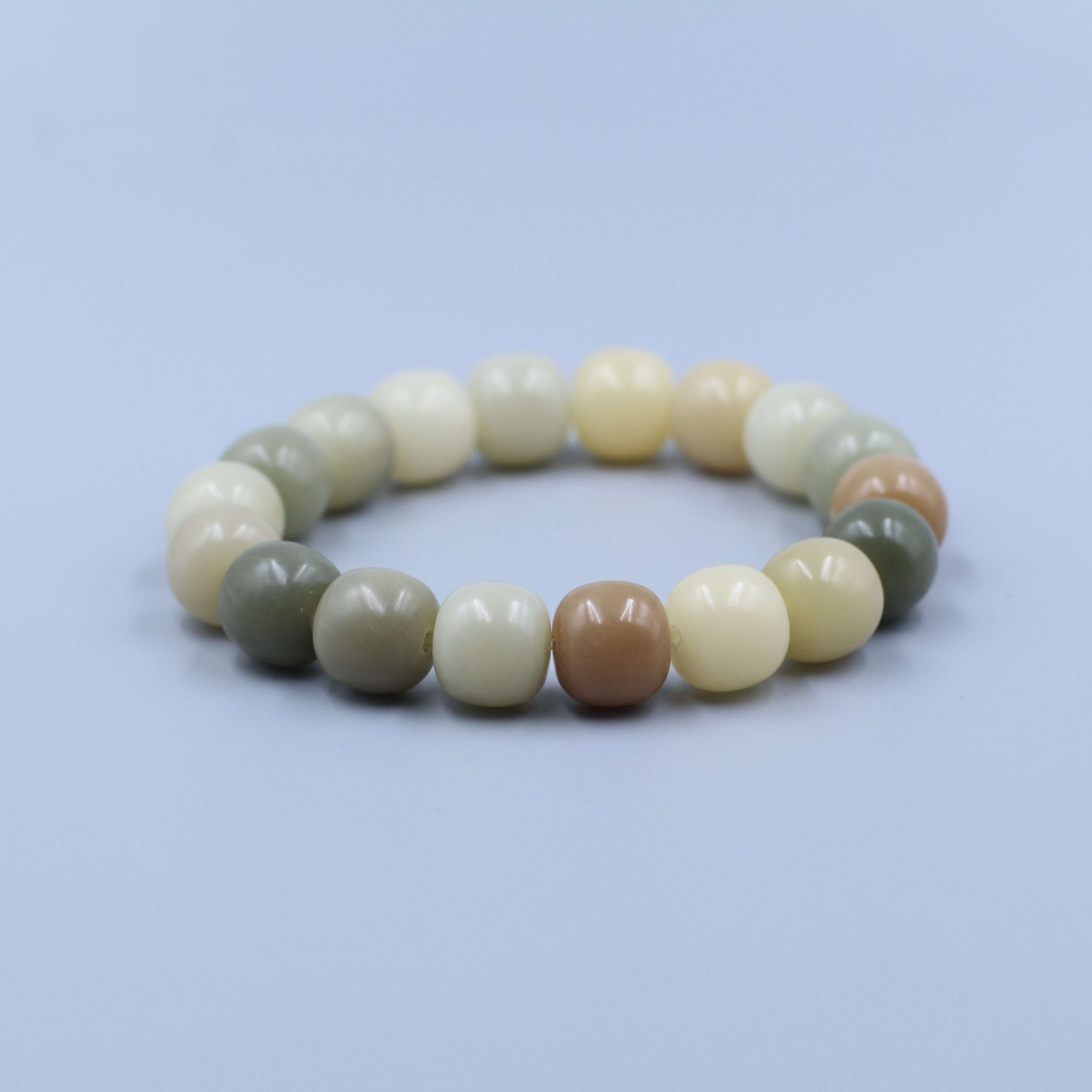 Milky Green Bodhi Bracelet-Wisdom & Peace