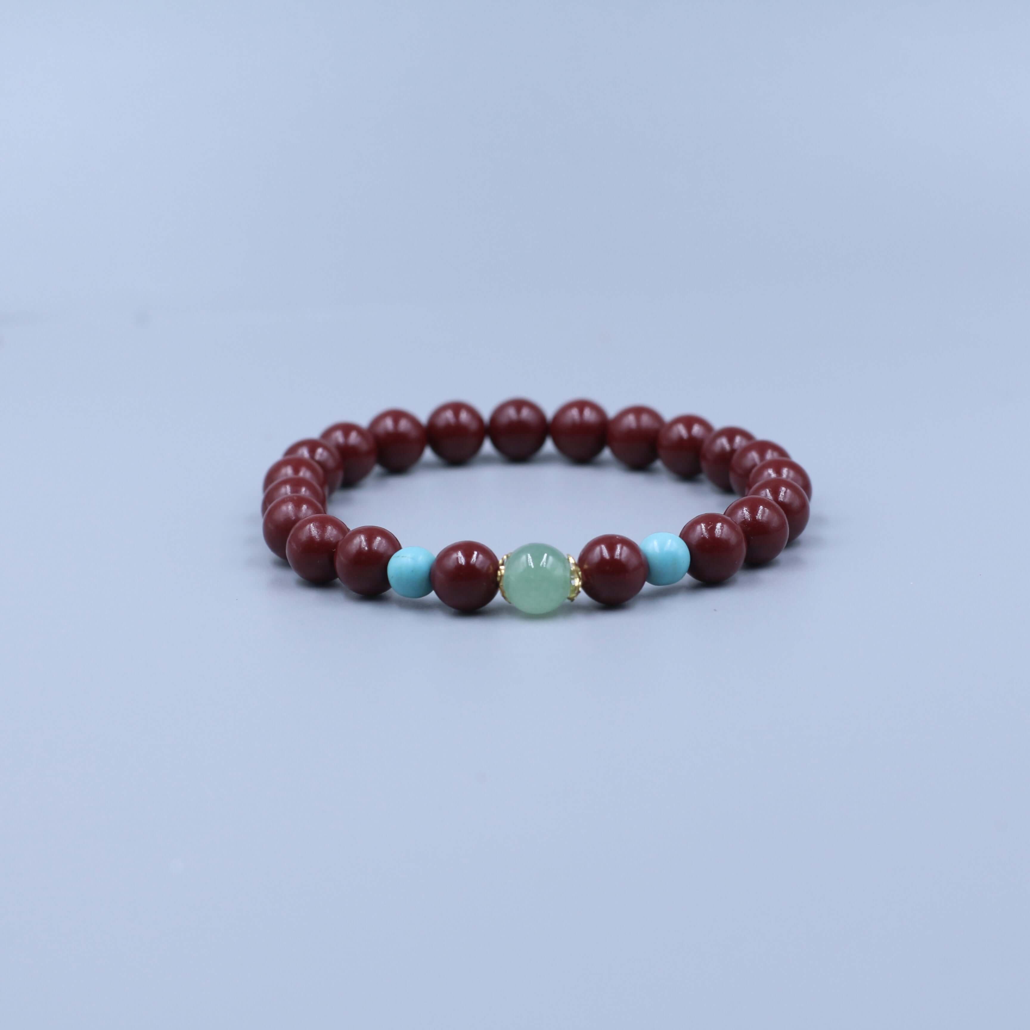 Cinnabar Nephrite Jade Bracelet - Enhance Your Energy