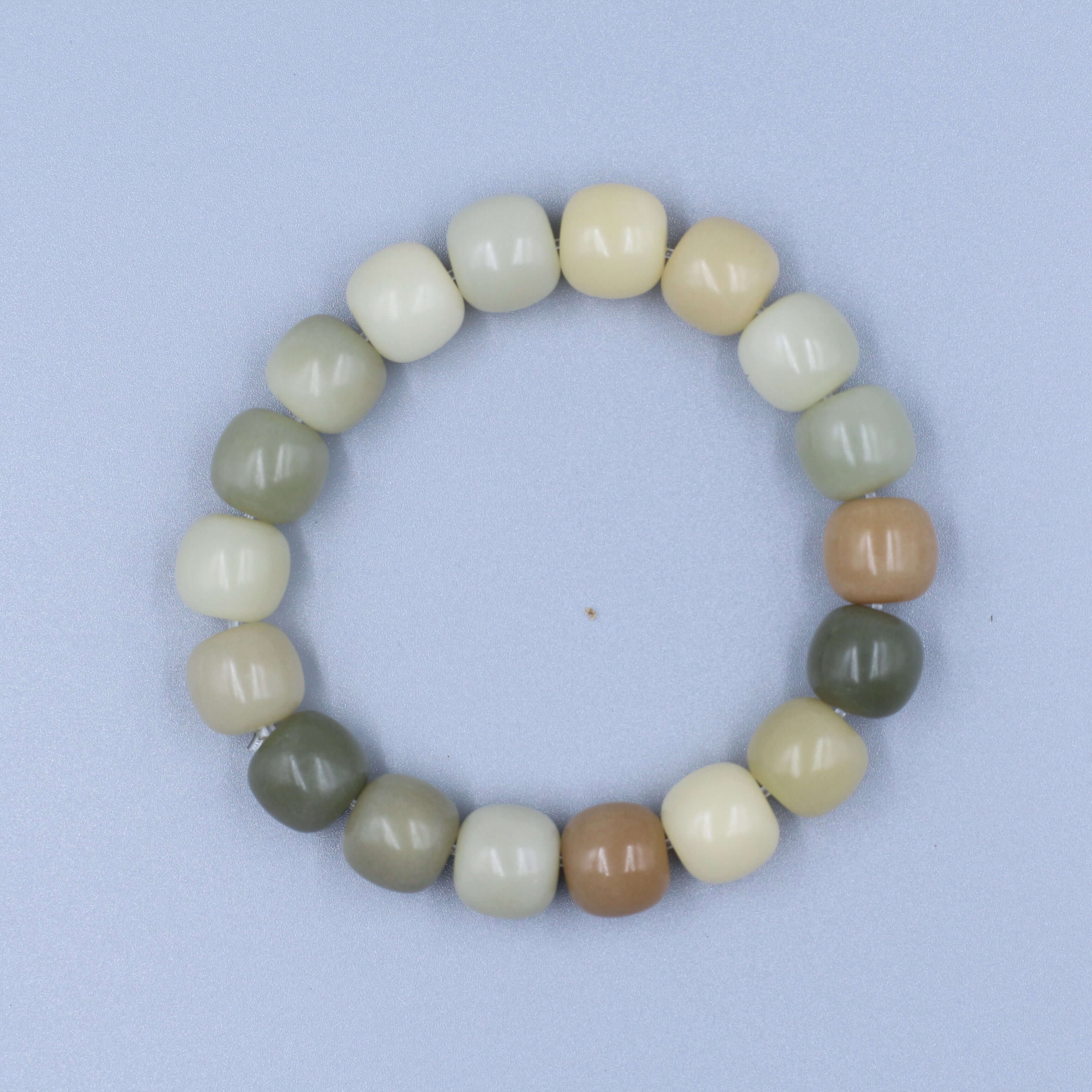 Milky Green Bodhi Bracelet-Wisdom & Peace