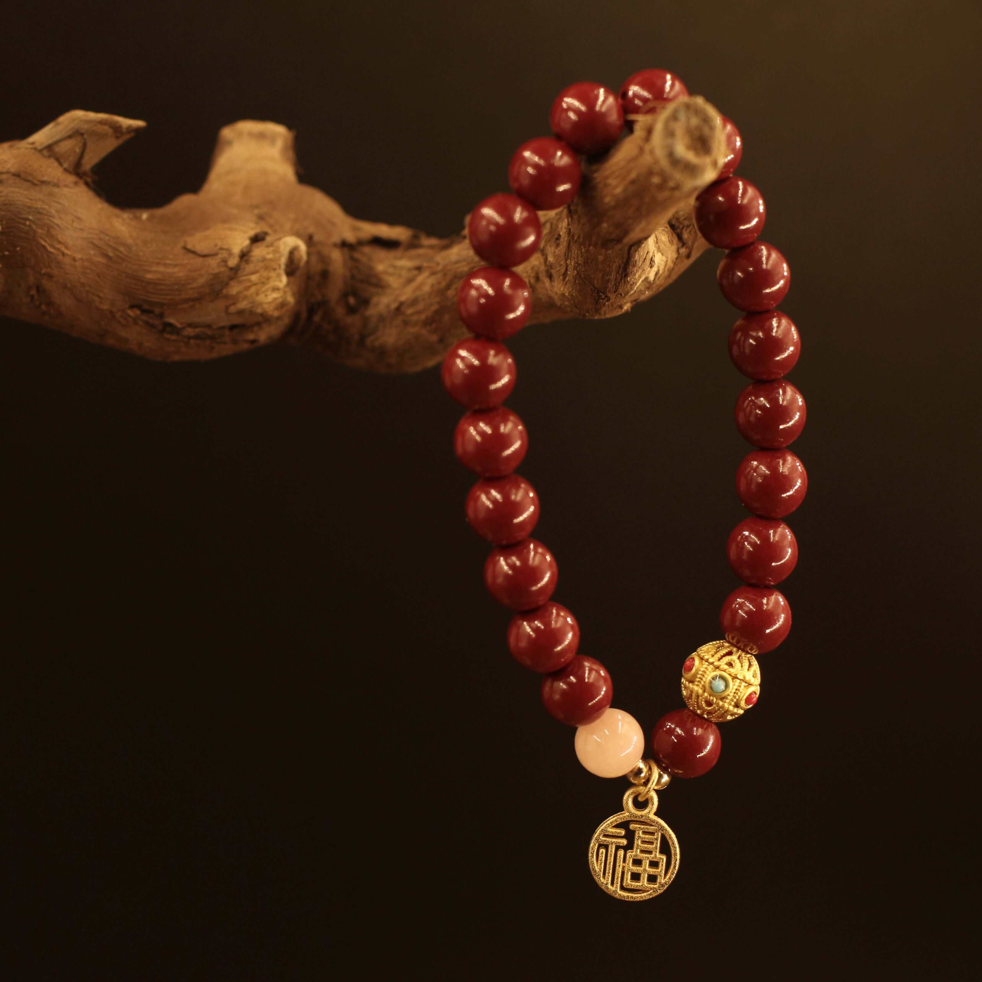 Cinnabar Good Fortune Bracelet- Attract Luck and Wealth in your life with Feng Shui