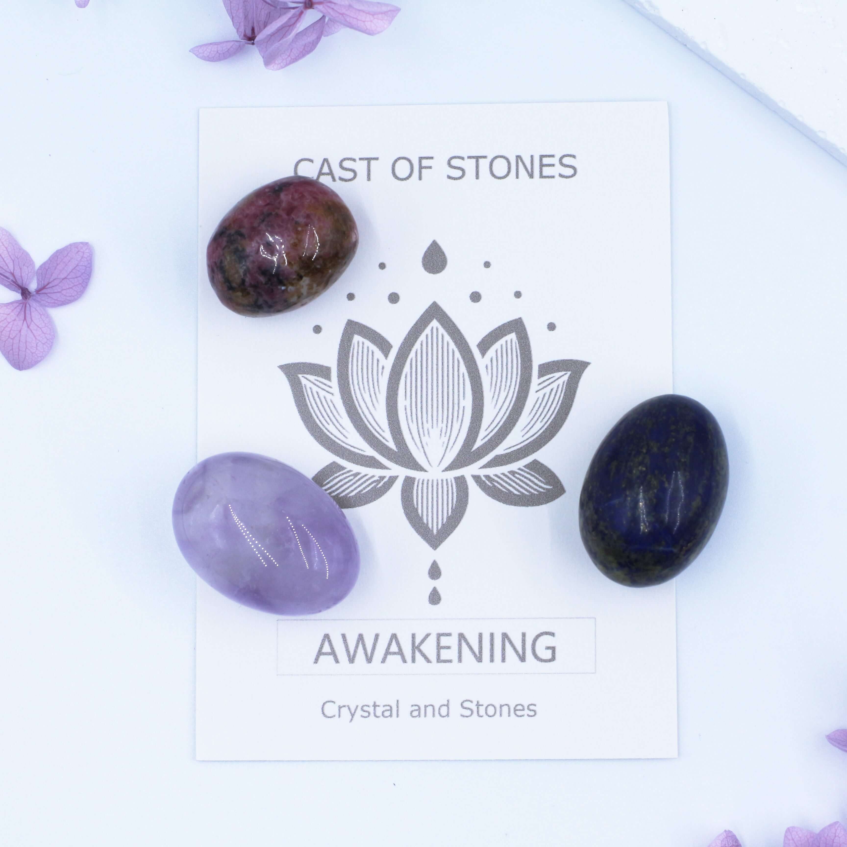 Soul Stir - Healing Journey Series - Energy Improvement with Awakening crystal and stones cards