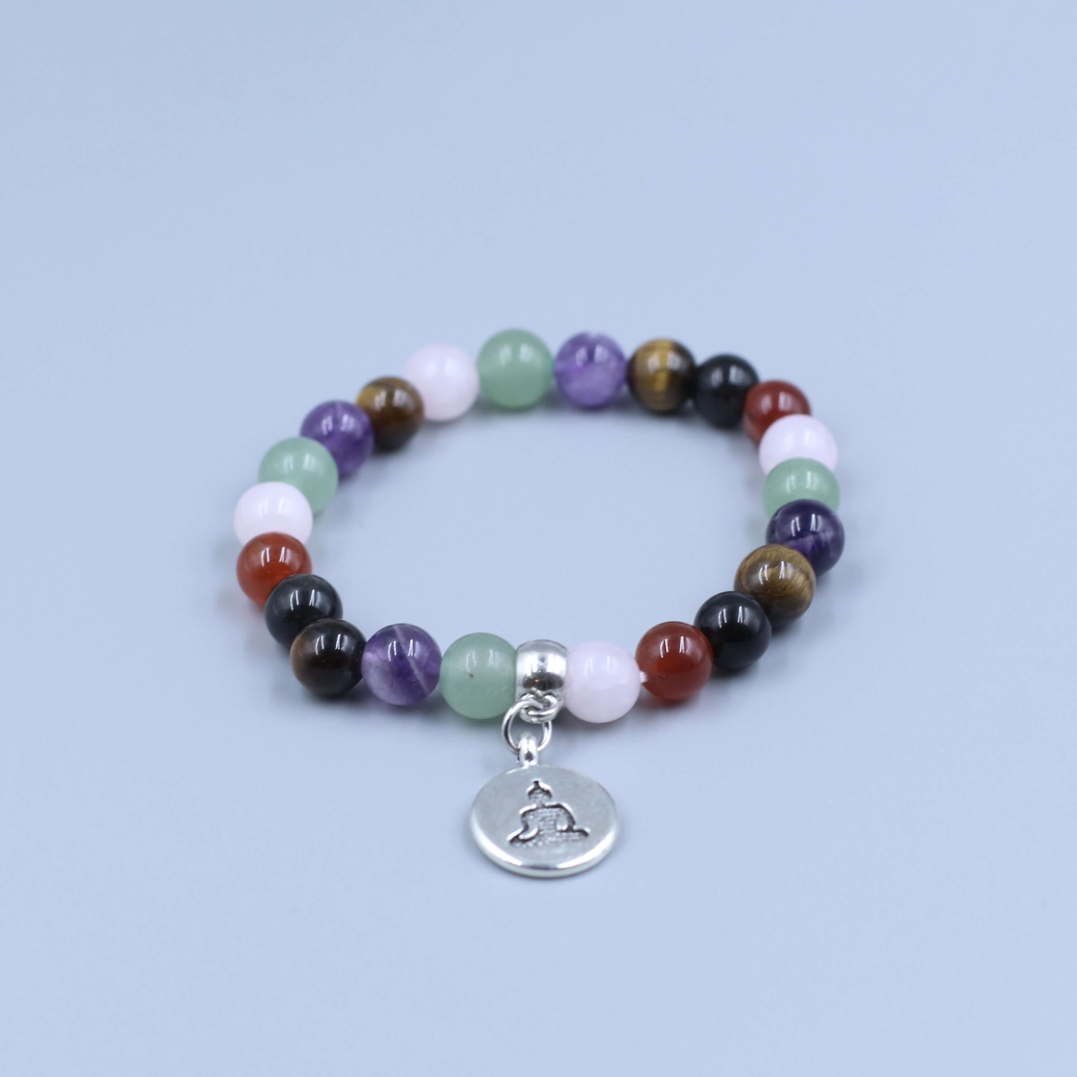 7 Chakra Healing Bracelet-Harmony & Balance with natural gemstones for chakra energy balance and healing attributes