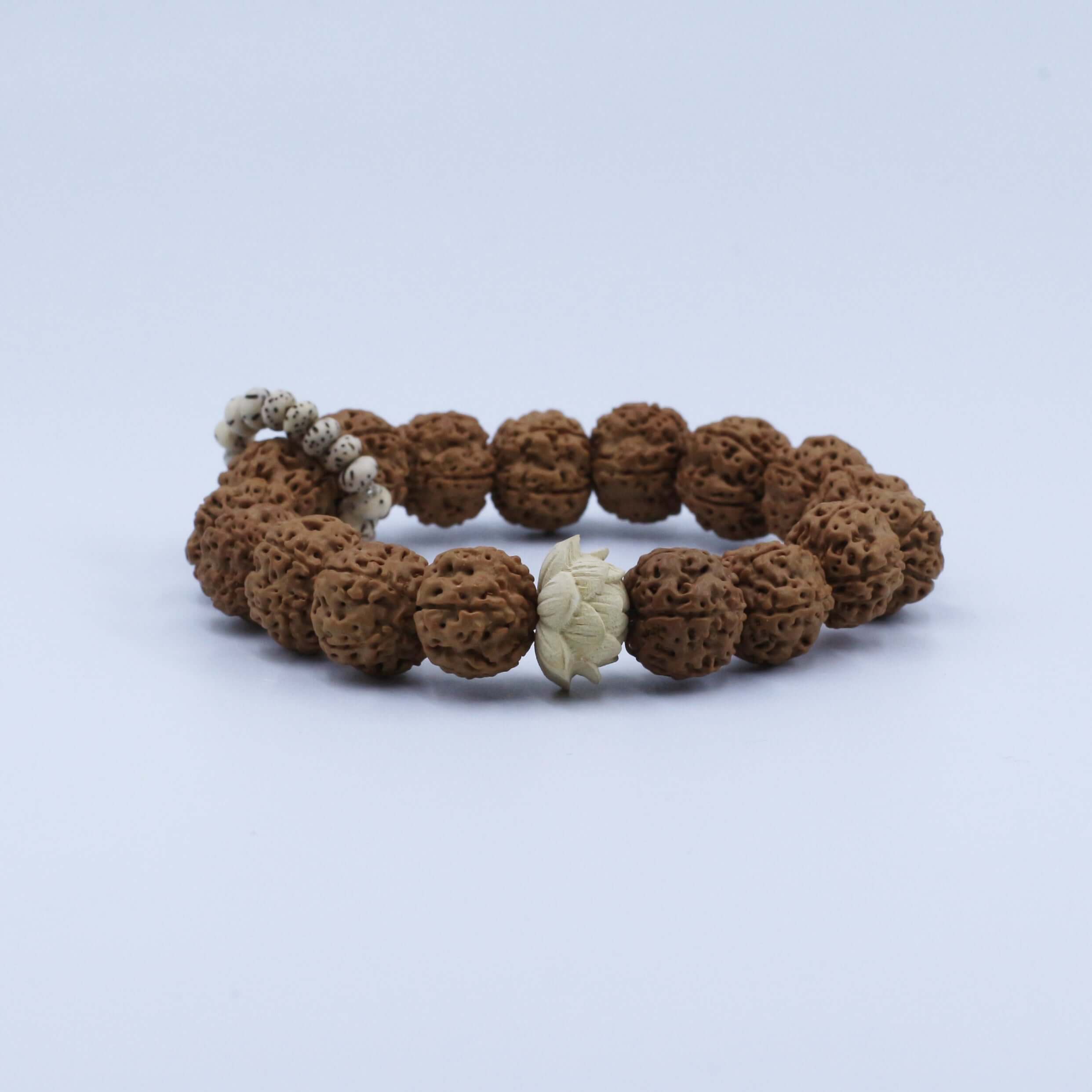 Rudraksha Lotus Running Ring Bracelet - Energy Improvement with Feng Shui