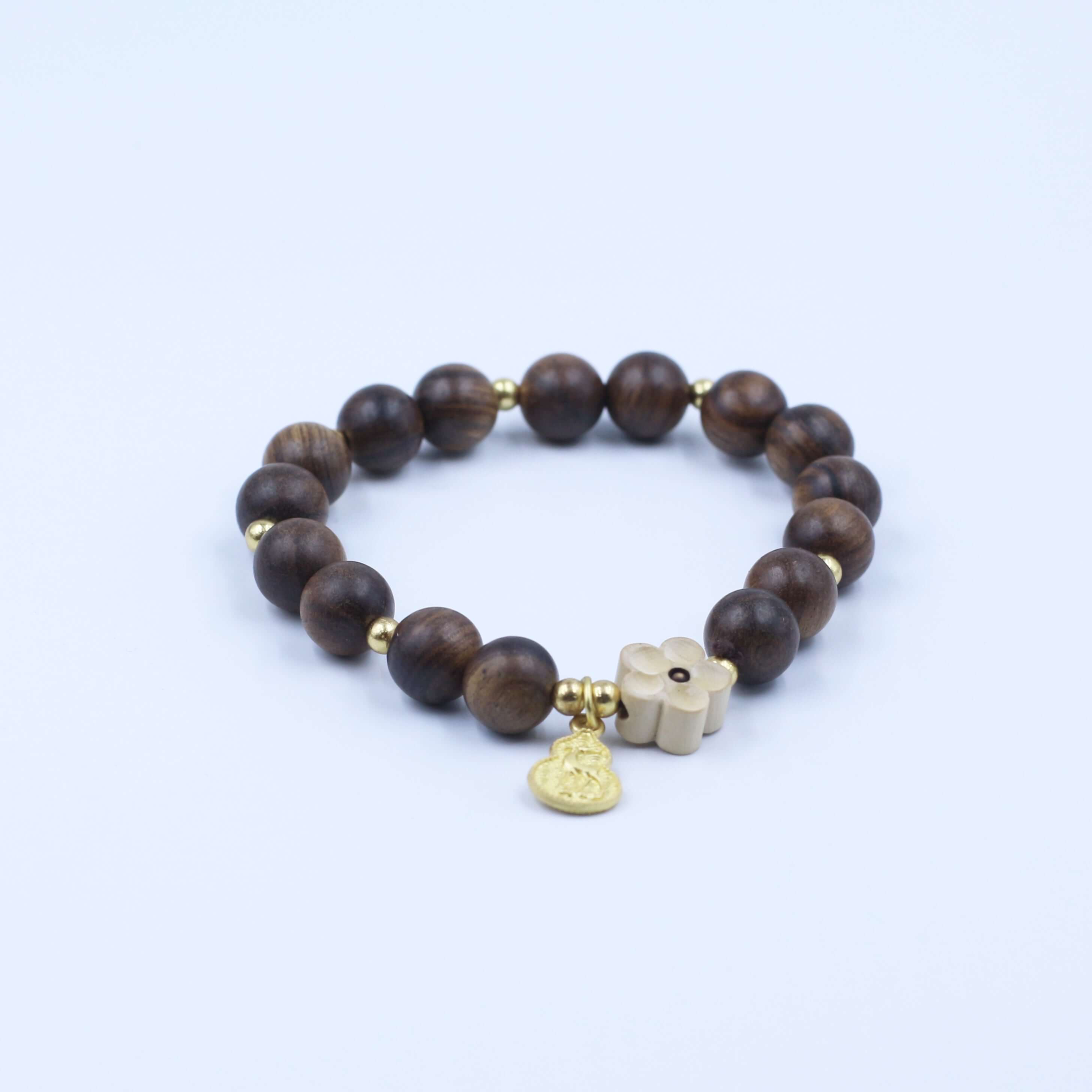 Lotus & Deer Bracelet - For Peace and Harmony in Feng Shui