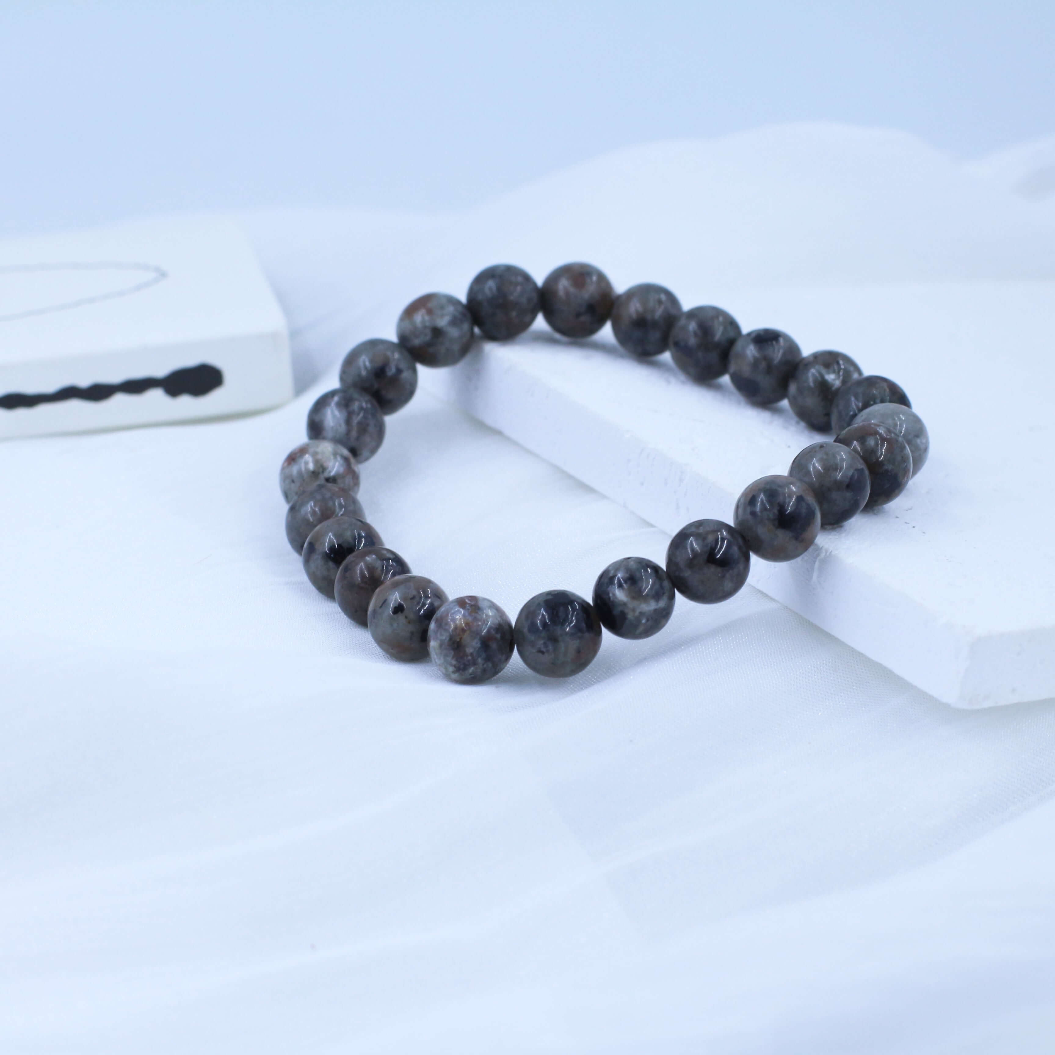 Unique Lava Stone Bracelet - Energy with natural crystal beads for spiritual empowerment and personal energy boost.